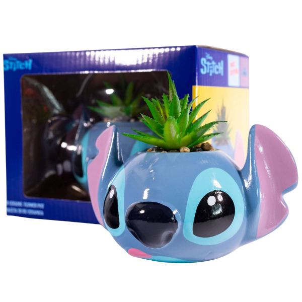 Disney Lilo & Stitch 3D Blumenvase (2025) | Keramik Dekofigur Stor S.L. | hoppla-stuff.de
